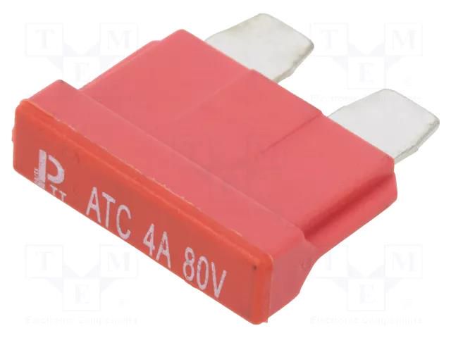 Fuse: fuse; 4A; 80VDC; automotive; 19mm; copper; tinned ESKA 340023-80V