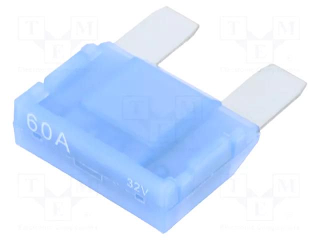 Fuse: fuse; 60A; 32VDC; automotive; 29mm; tin alloy; Indication: LED ESKA 340639