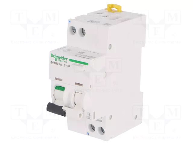 RCBO breaker; Inom: 10A; Ires: 30mA; Max surge current: 3kA; IP20 SCHNEIDER ELECTRIC A9D33610