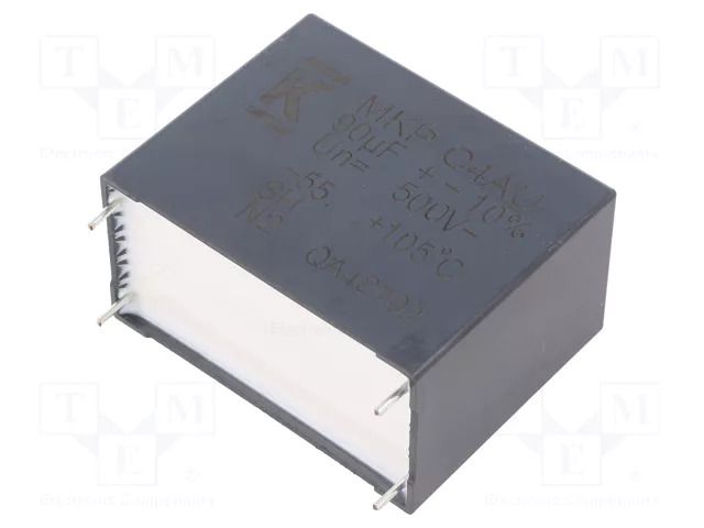 Capacitor: polypropylene; DC-Link; 90uF; 500VDC; 26.1A; THT; C4AU KEMET C4AULBW5900M3MK