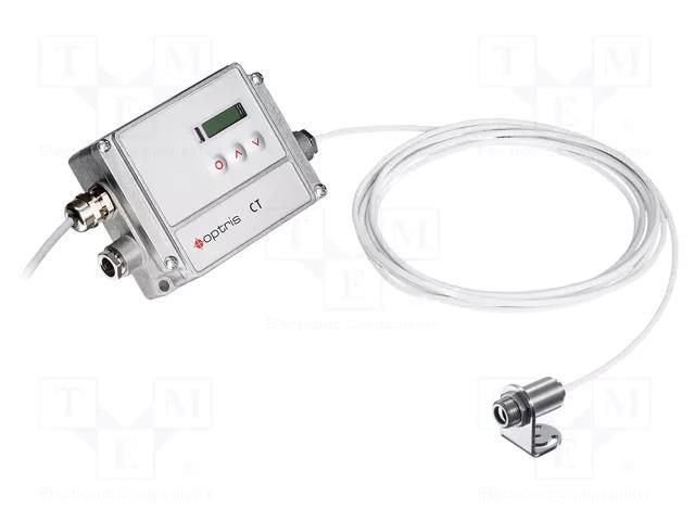 Infrared thermometer; 100÷600°C; Accur: ±(0.3%+2°C); Resol: 0,1K Optris CATCT3MHSFK