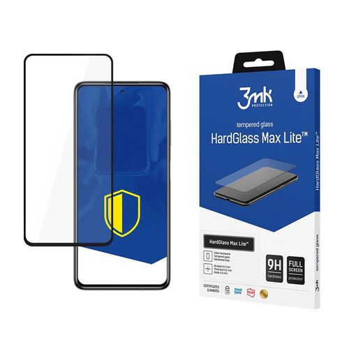 Xiaomi POCO X3 Black - 3mk HardGlass Max Lite ™, 3mk Protection 5903108306591 5903108306591
