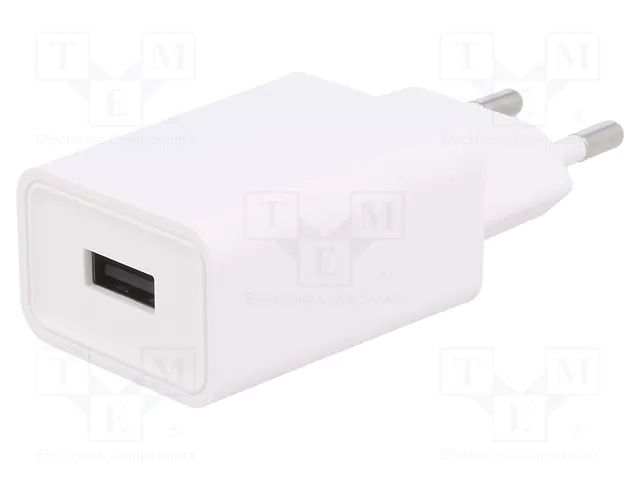 Power supply: switching; mains,plug-in; 5VDC; 1A; 5W; Out: USB; POSC POS POSC05100A-WH-USB