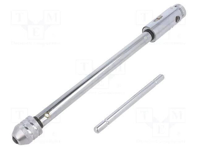 Tap wrench; steel; Grip capac: 1/8"-3/8",M3-M10; 250mm VÖLKEL VOLKEL-10010