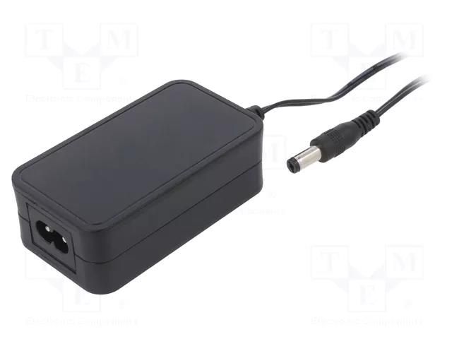 Power supply: switching; 15VDC; 1A; Out: 5,5/2,1; 15W; 90÷264VAC POS POS15100D