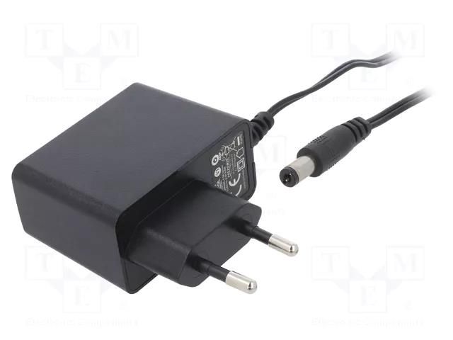 Power supply: switching; mains,plug-in; 12VDC; 0.5A; 6W; 78.88% POS POSC12050A
