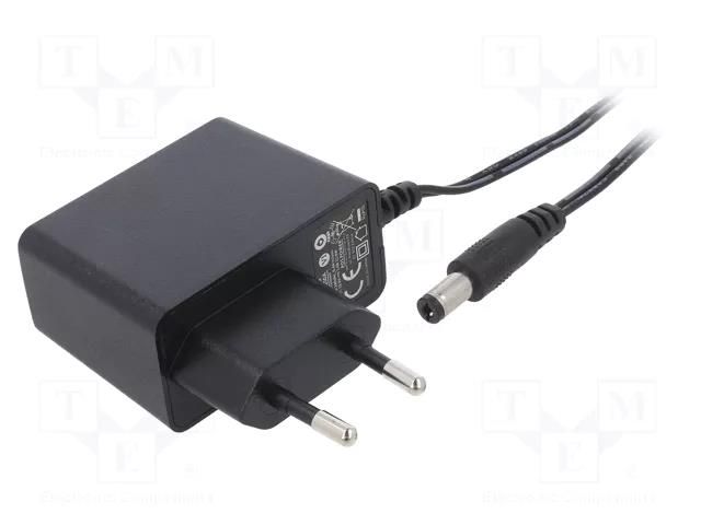 Power supply: switching; mains,plug-in; 12VDC; 1A; 12W; 82.96% POS POSC12100A