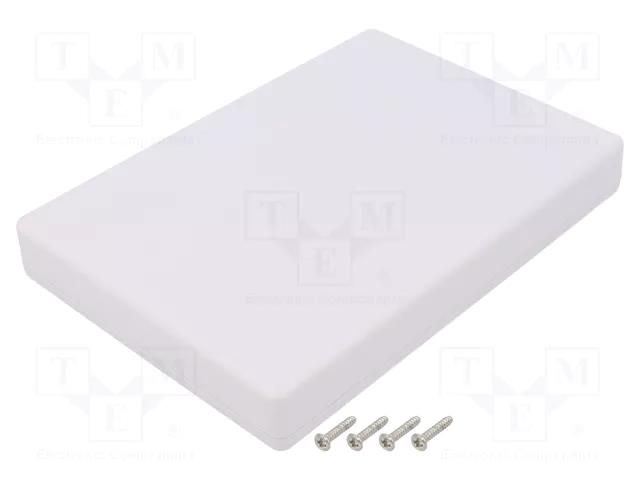 Enclosure: multipurpose; X: 125mm; Y: 175mm; Z: 25mm; TWN; ABS; white TAKACHI TKC-TWN13-3-18W