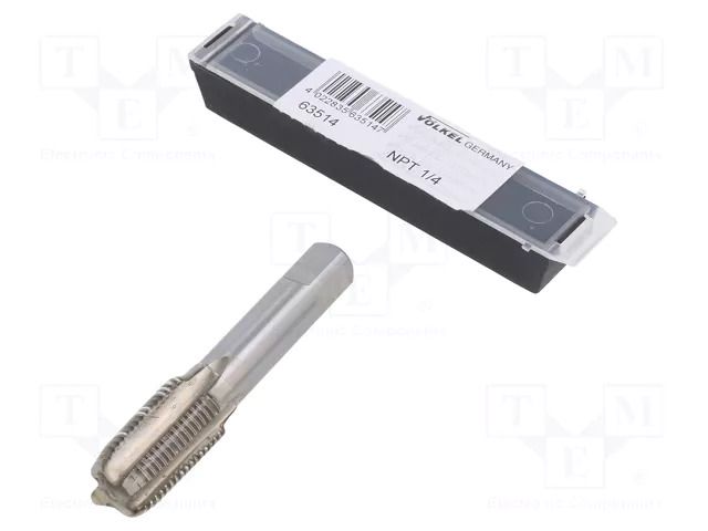 Tap; NPT 1/4"; L: 70mm; Holder: machine; 9mm; Thread: inch,NPT VÖLKEL VOLKEL-63514
