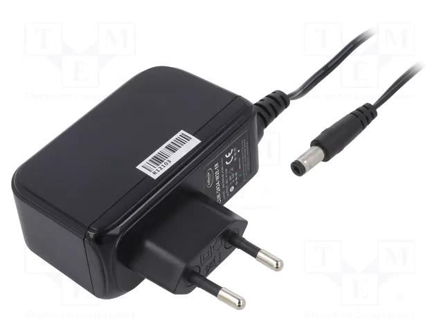 Power supply: switching; mains,plug-in; 24VDC; 1A; 24W; 86.8% CELLEVIA POWER CLW-2424-W2E-ER-P