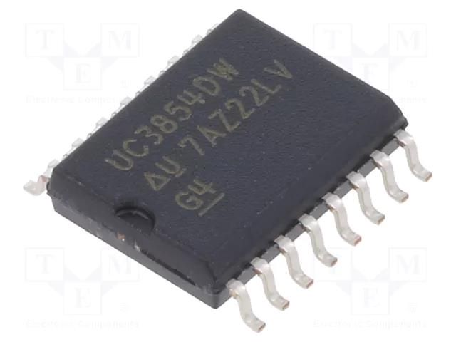 IC: PMIC; PFC controller; SO16; 0÷70°C; 16÷20V; tube; SMPS; 10÷20VDC TEXAS INSTRUMENTS UC3854DW