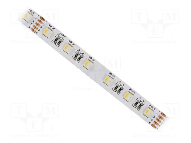 LED tape; RGBW; 5050; LED/m: 60; 12mm; white PCB; IP20; 120°; 19.2W/m IPIXEL LED S012060CC4PZ-RGBCW