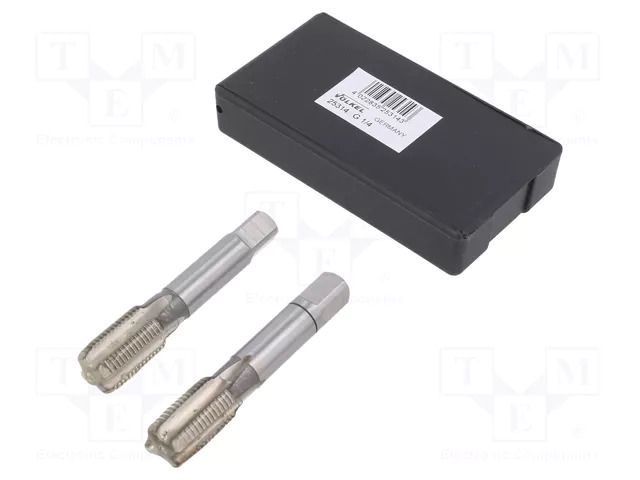 Tap; G 1/4"; 19; L: 70mm; Holder: hand; 9mm; 2pcs. VÖLKEL VOLKEL-25314