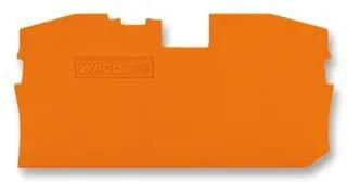 END PLATE, FOR 2 COND TB, ORANGE 2016-1292