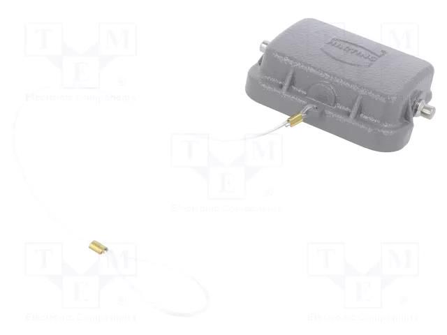 Han B Protect Cover Die Cast for Hood Co HARTING 09300065427