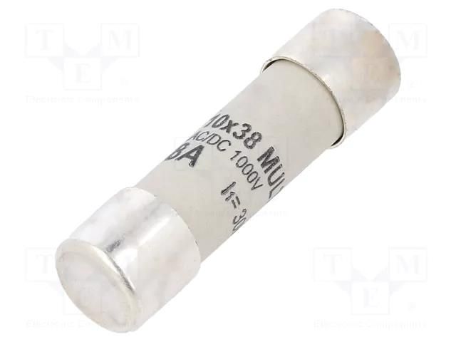 Fuse: fuse; 8A; 1000VDC; gR; cylindrical ESKA 1038826