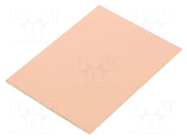 Laminate; FR4,epoxy resin; 1.6mm; L: 75mm; W: 100mm; Coating: copper RADEMACHER RAD-611-2