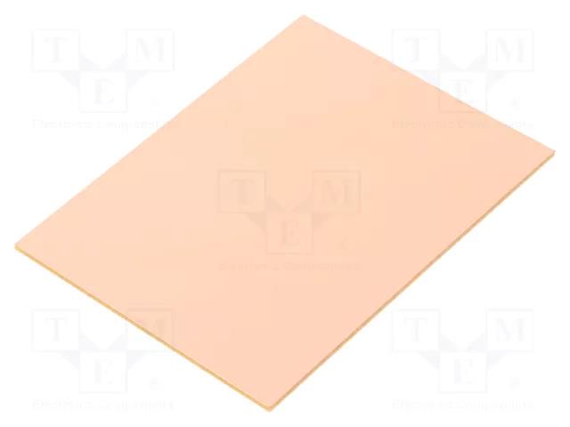Laminate; hard paper; 1.6mm; L: 75mm; W: 100mm; Coating: copper RADEMACHER RAD-620-2