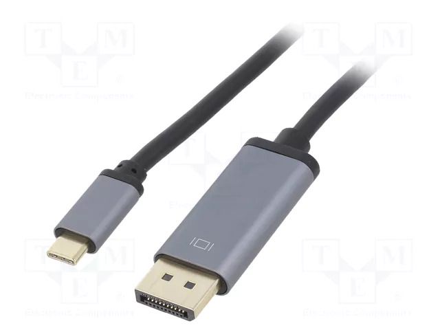 Adapter; DisplayPort 1.2,USB 3.2; DisplayPort plug,USB C plug LOGILINK CUA0100
