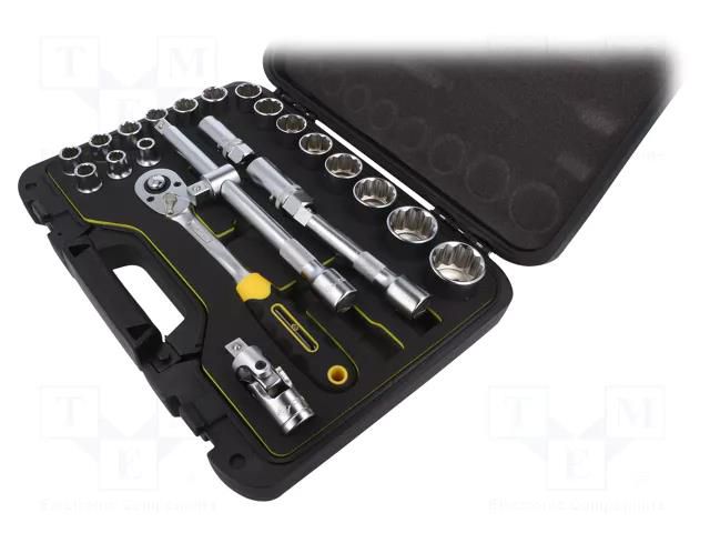 Wrench-set; socket spanner; Mounting: 1/2"; 24pcs. C.K CK-T4662