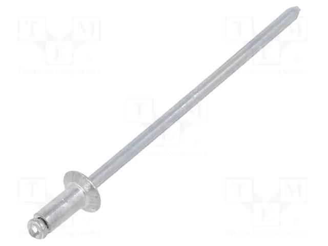 Rivet; A2 stainless steel; Rivet diam: 4mm; L.rivet: 7mm; BN 1409 BOSSARD B4X7/BN1409