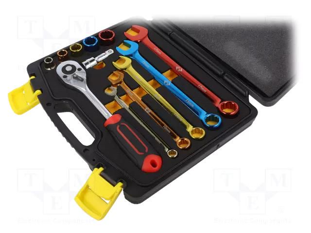 Wrench-set; socket spanner,combination spanner; Mounting: 3/8" C.K CK-T4659