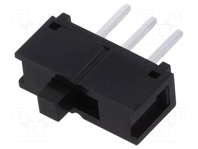 Switch: slide; Pos: 2; SPDT; 0.2A/30VDC; ON-ON; THT; Leads: for PCB E-SWITCH EG1218