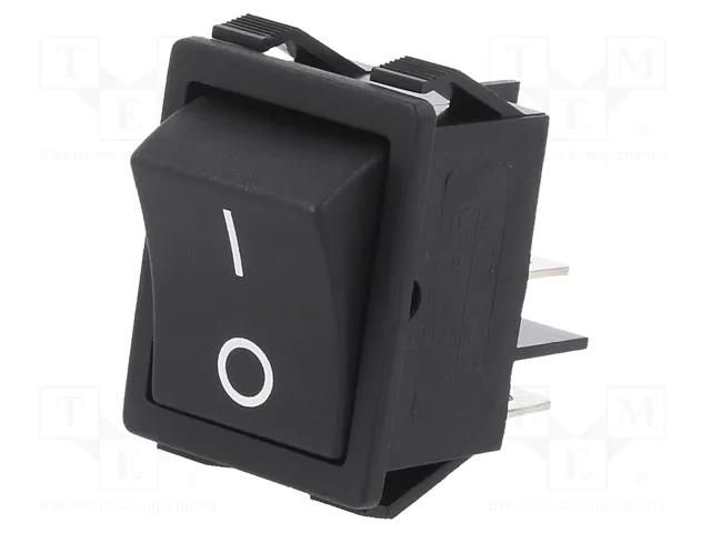 ROCKER; SPST-NO x2; Pos: 2; ON-OFF; 16A/250VAC; black; 20mΩ E-SWITCH R5ABLKBLKFF0