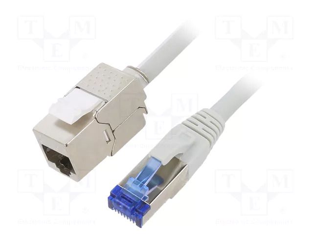 Extender Ethernet; S/FTP; Cat: 6a; RJ45 socket,RJ45 plug; Cu; 5m LOGILINK CC5072S