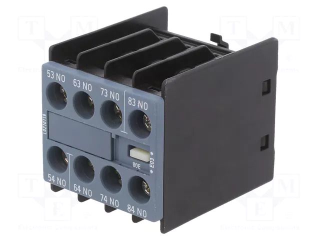 Auxiliary contacts; Size: S00; Leads: screw terminals; front SIEMENS 3RH2911-1GA40