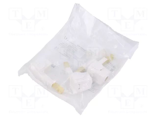 Supply clamp; Poles: 1; 4pcs. SCHNEIDER ELECTRIC A9XPCM04