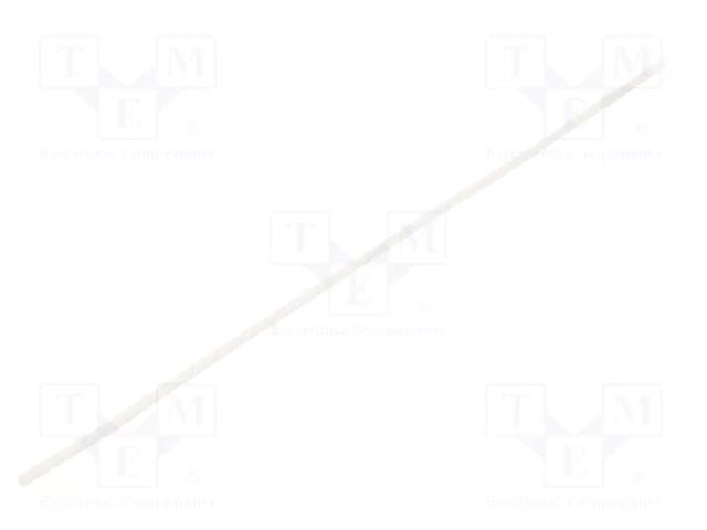 Insulating tube; fiberglass; natural; max.180°C; Øint: 1mm SYNFLEX HGS-1-NA-200