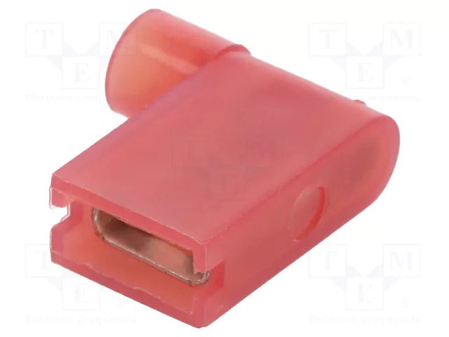 Terminal: flat; 6.3mm; 0.8mm; female; 0.75÷1.5mm2; crimped; red NINIGI KON-6.3/0.8-RD