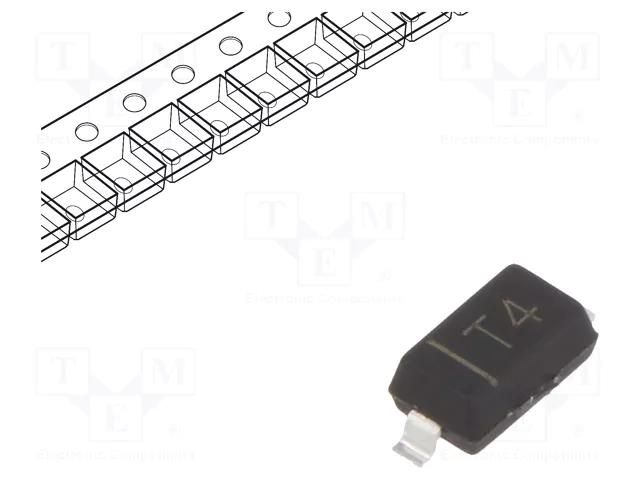 Diode: switching; SMD; 100V; 150mA; 4ns; SOD123; Ufmax: 1.25V; 400mW CDIL 1N4148W-CDI