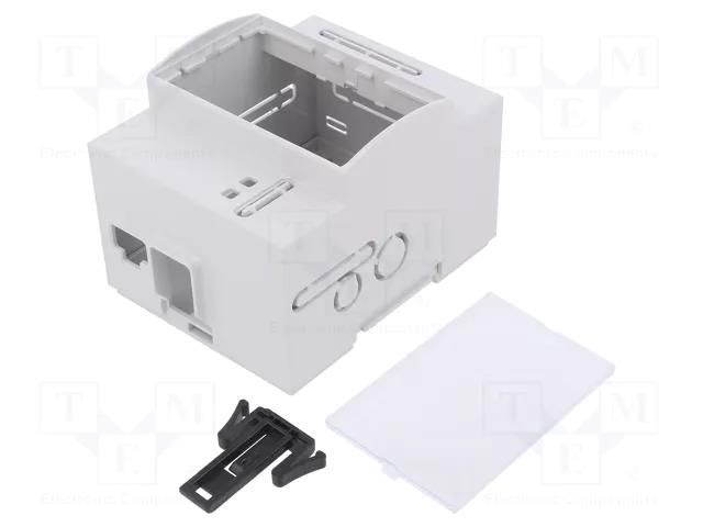 Enclosure: for computer; Raspberry Pi; ABS,polycarbonate; grey ITALTRONIC IT-25.0410000.RPI