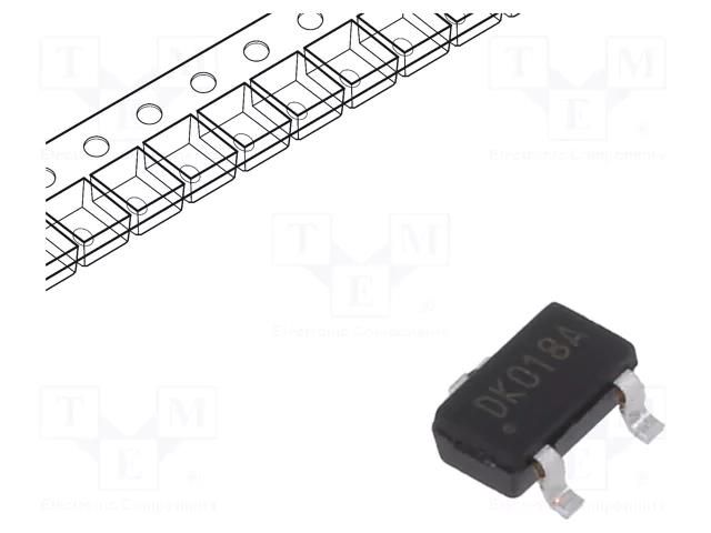 Sensor: magnetic field; 1.7÷5.5VDC,3VDC; 10Hz; 2.9x1.6x1.2mm COTO TECHNOLOGY RR122-2B22-511