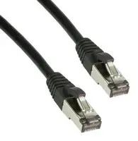 PATCH CABLE, 8P8C, RJ45 PLUG-PLUG, 5  MP-CAT8STPBLK-005