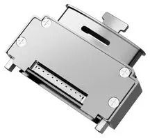 D-SUB BACKSHELL, 37POS, SIZE DC, ALUM MCD37000ELNT0/AA