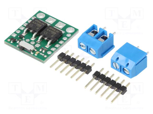 Accessories: electronic power switch; green; 16A; 4.5÷40V; MOSFET POLOLU POLOLU-2815