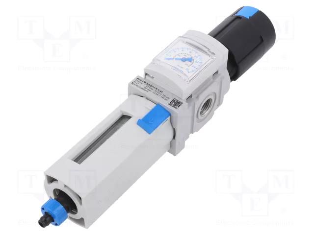 Pressure regulator; 1200l/min; Working press: 2÷12bar; 5um; MS FESTO MS4-LFR-1/4D7CRVAS