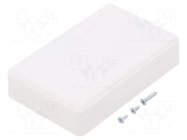 Enclosure: multipurpose; X: 58mm; Y: 90mm; Z: 22mm; ABS; white SUPERTRONIC PP006W