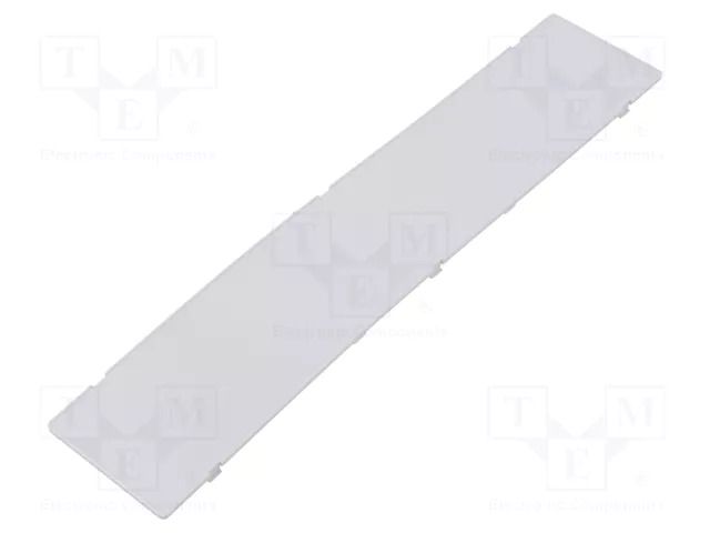 Stopper; UL94V-0; grey; ABS KRADEX ZDFJ1012-ABS-V0