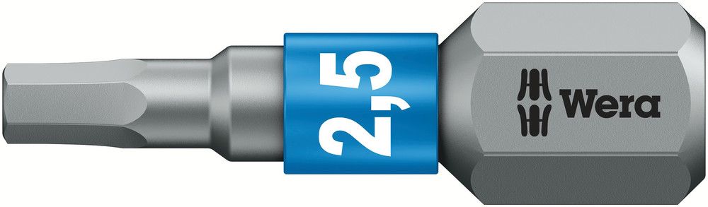 840/1 BTZ bits, 2.5x25, Wera 05056682001