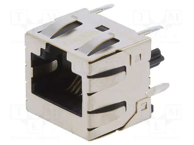 Connector: RJ45; socket; PIN: 8; gold-plated; 8p8c; on PCBs; THT PHOENIX CONTACT CUCINDJ1STSR4LSPG
