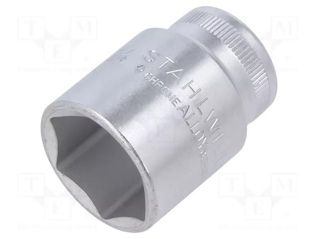 Socket; 6-angles,socket spanner; HEX 24mm; 1/2"; short STAHLWILLE ST-3030024