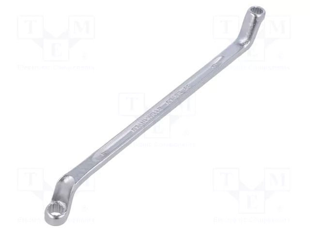 Wrench: ring; 6mm,7mm; chromium plated steel; L: 165mm; offset STAHLWILLE ST-41040607