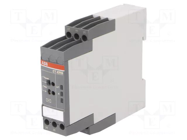 0,05s÷300h; DPDT; 24÷240VAC; 24÷48VDC; for DIN rail mounting ABB 1SVR730100R3300
