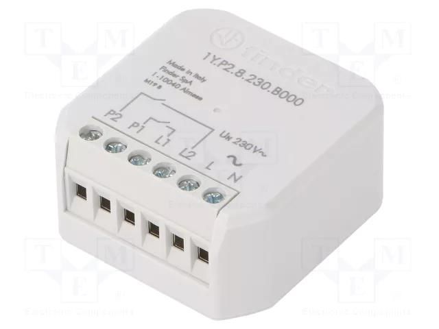 Input; flush mount; 110÷230VAC; YESLY; -10÷50°C; 2400Hz; 10m; Ch: 2 FINDER 1Y.P2.8.230.B000