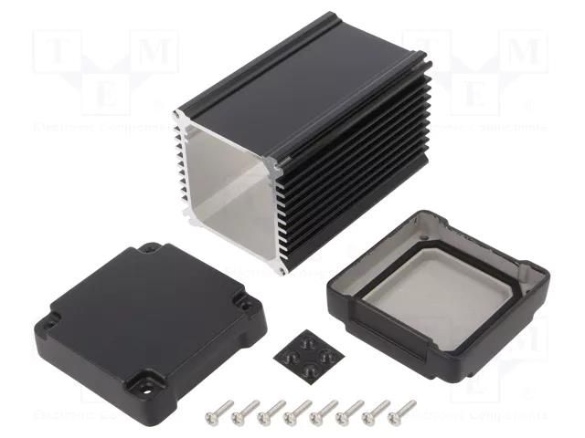 Enclosure: shielding; X: 65.8mm; Y: 110mm; Z: 65.8mm; aluminium; IP67 TAKACHI TKC-AWN7-7-11EBB