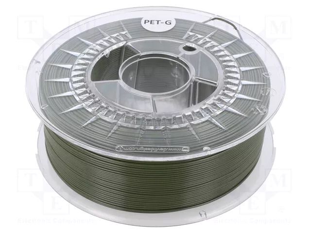 Filament: PET-G; Ø: 1.75mm; olive; 220÷250°C; 1kg DEVIL DESIGN DEV-PETG-1.75-OGN